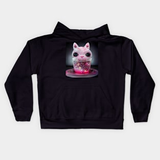 space kitty #5 Kids Hoodie